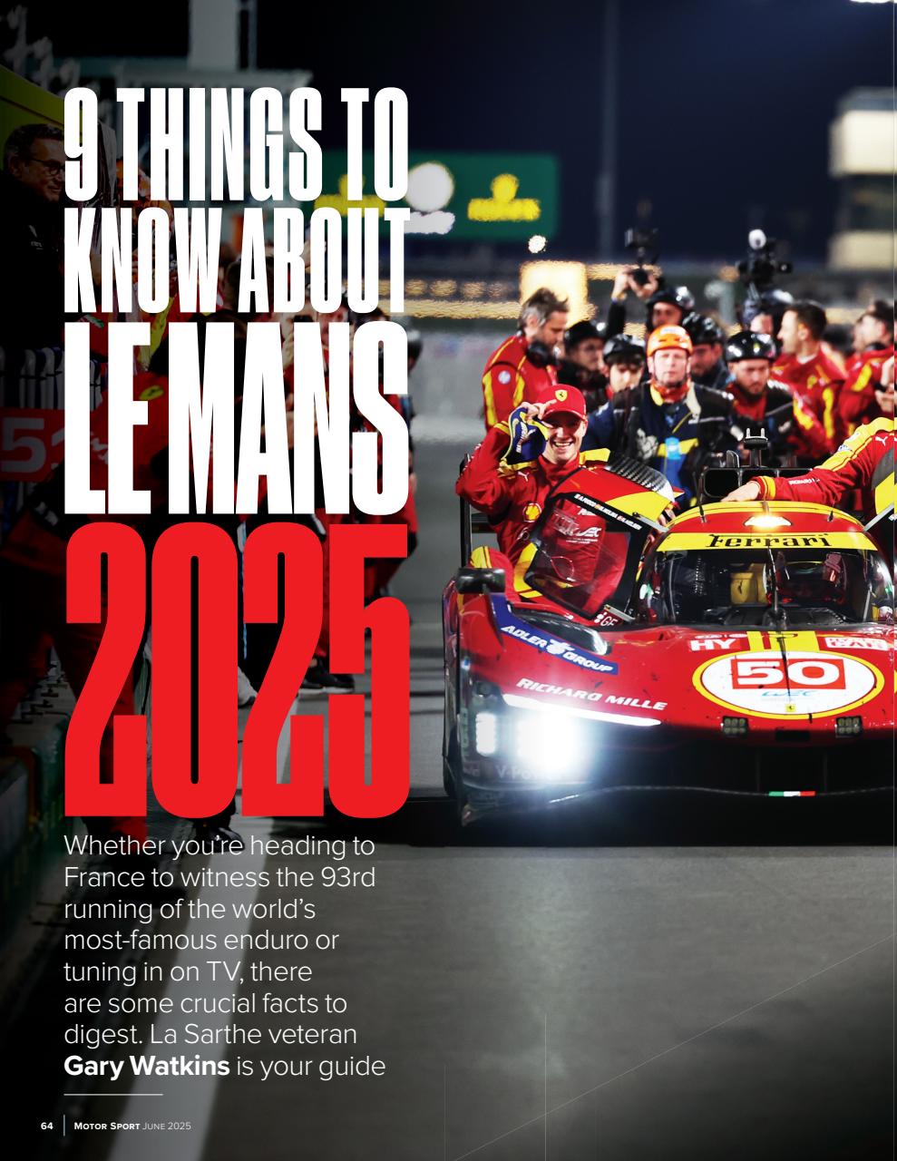 Motor Sport Magazine Preview Pages