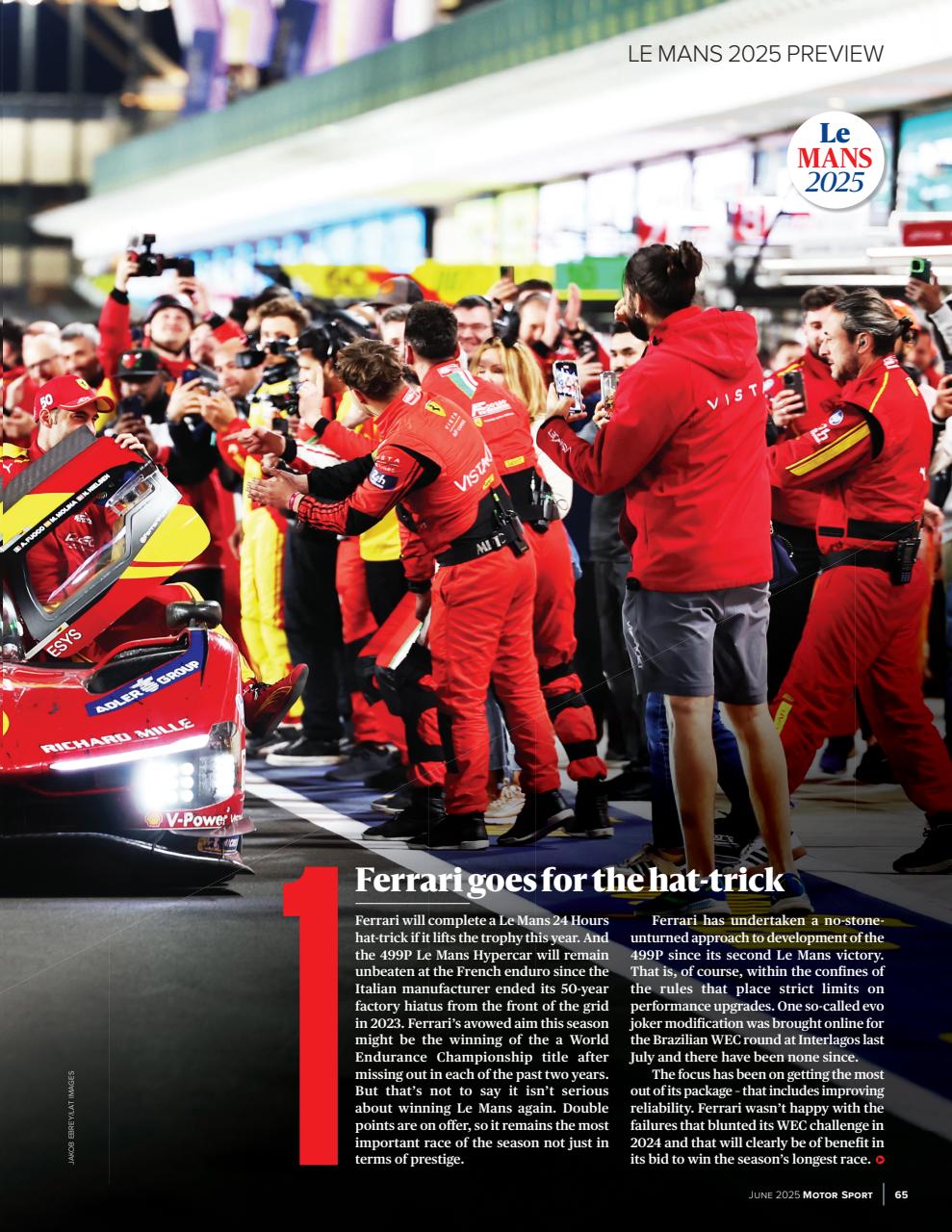 Motor Sport Magazine Preview Pages