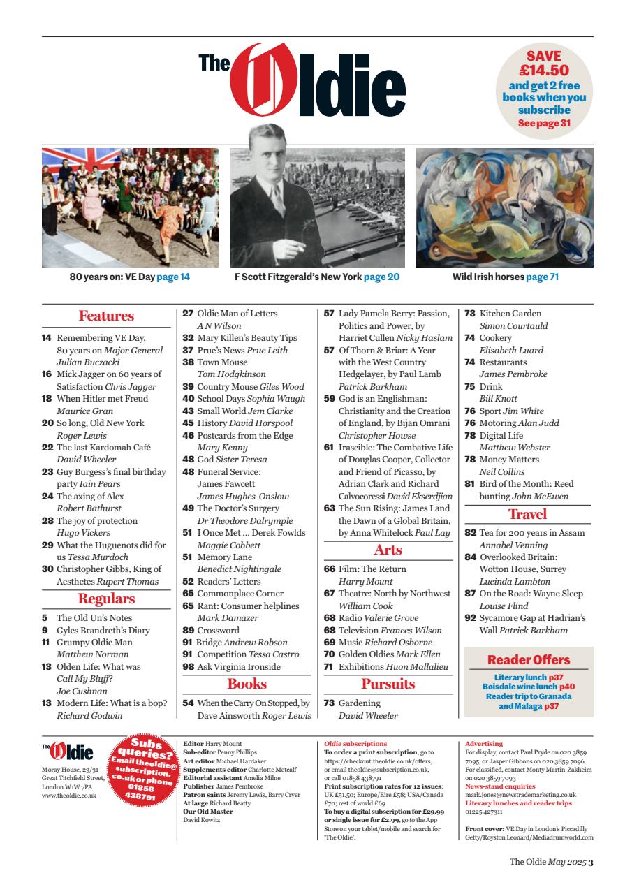 The Oldie Preview Pages