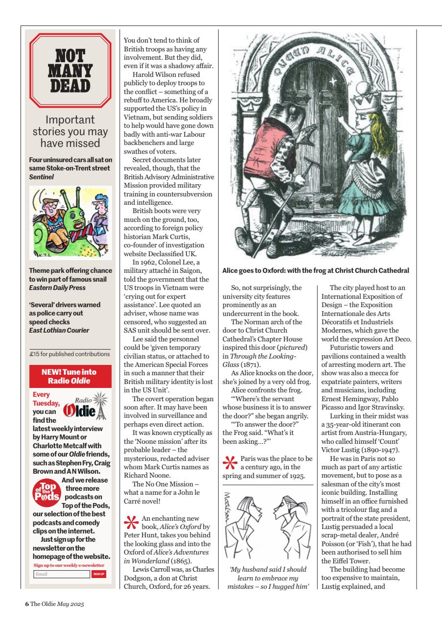 The Oldie Preview Pages