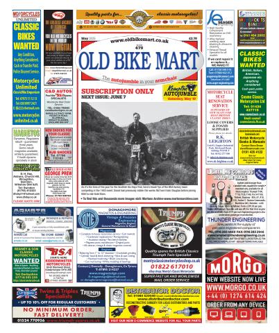 Old Bike Mart issue May 2025