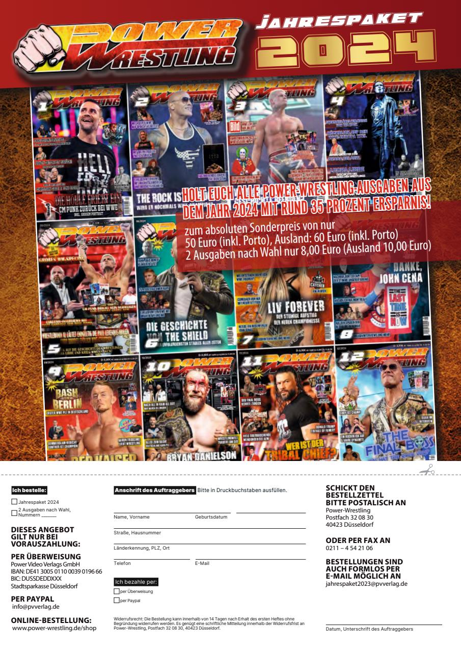 Power-Wrestling Preview Pages