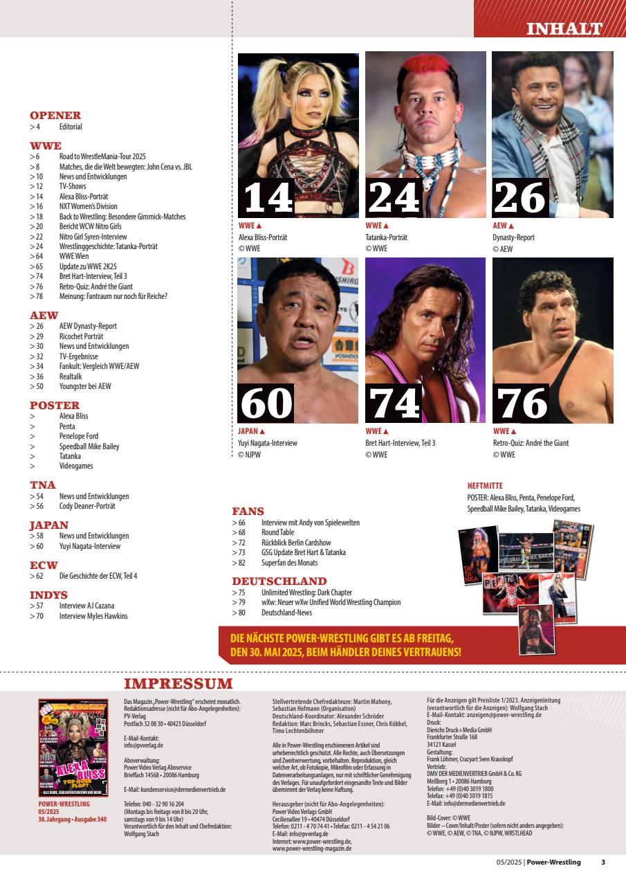 Power-Wrestling Preview Pages