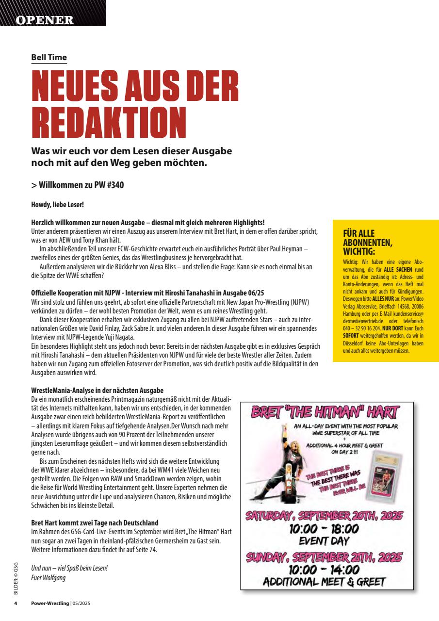 Power-Wrestling Preview Pages