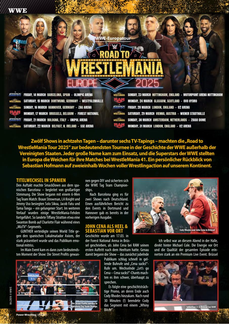 Power-Wrestling Preview Pages