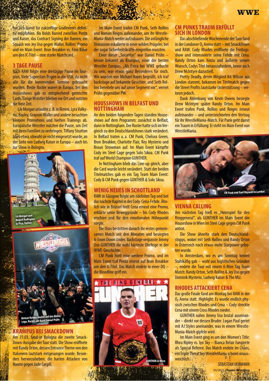 Power-Wrestling Preview Pages