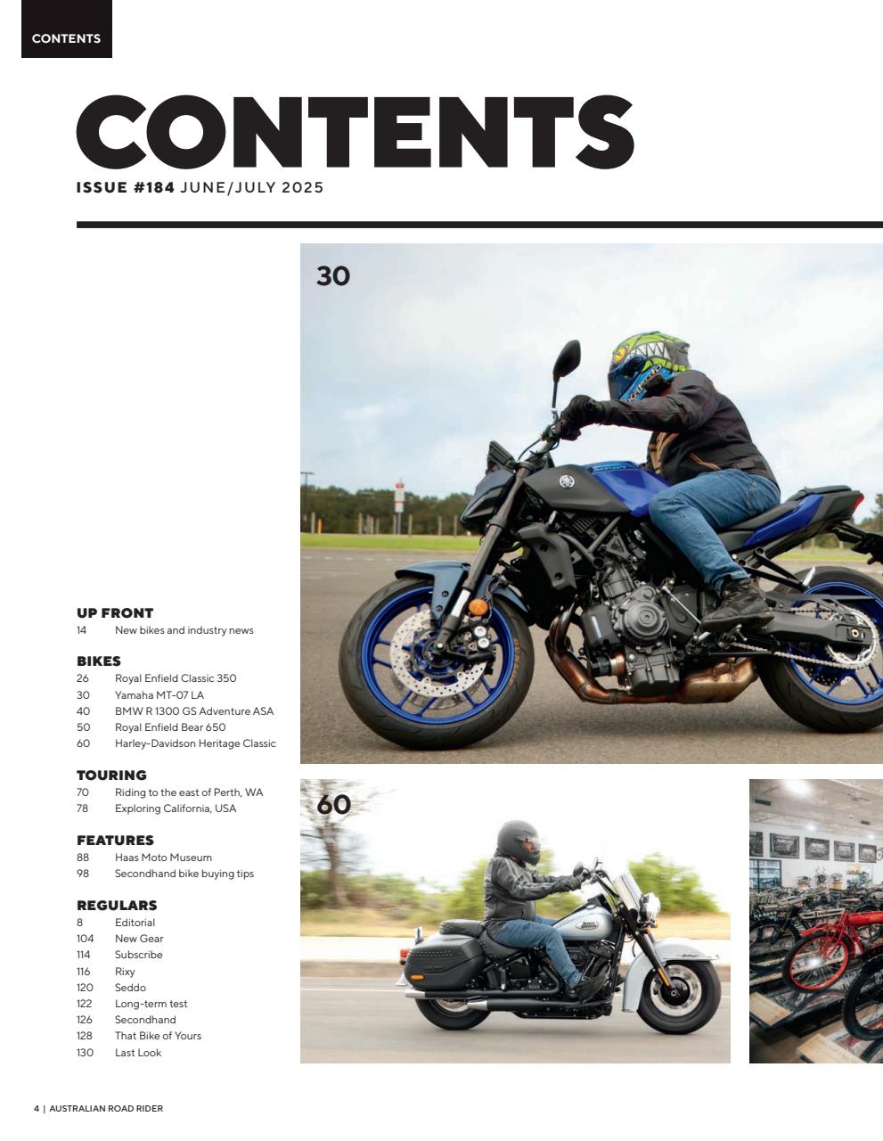 Australian Road Rider Preview Pages