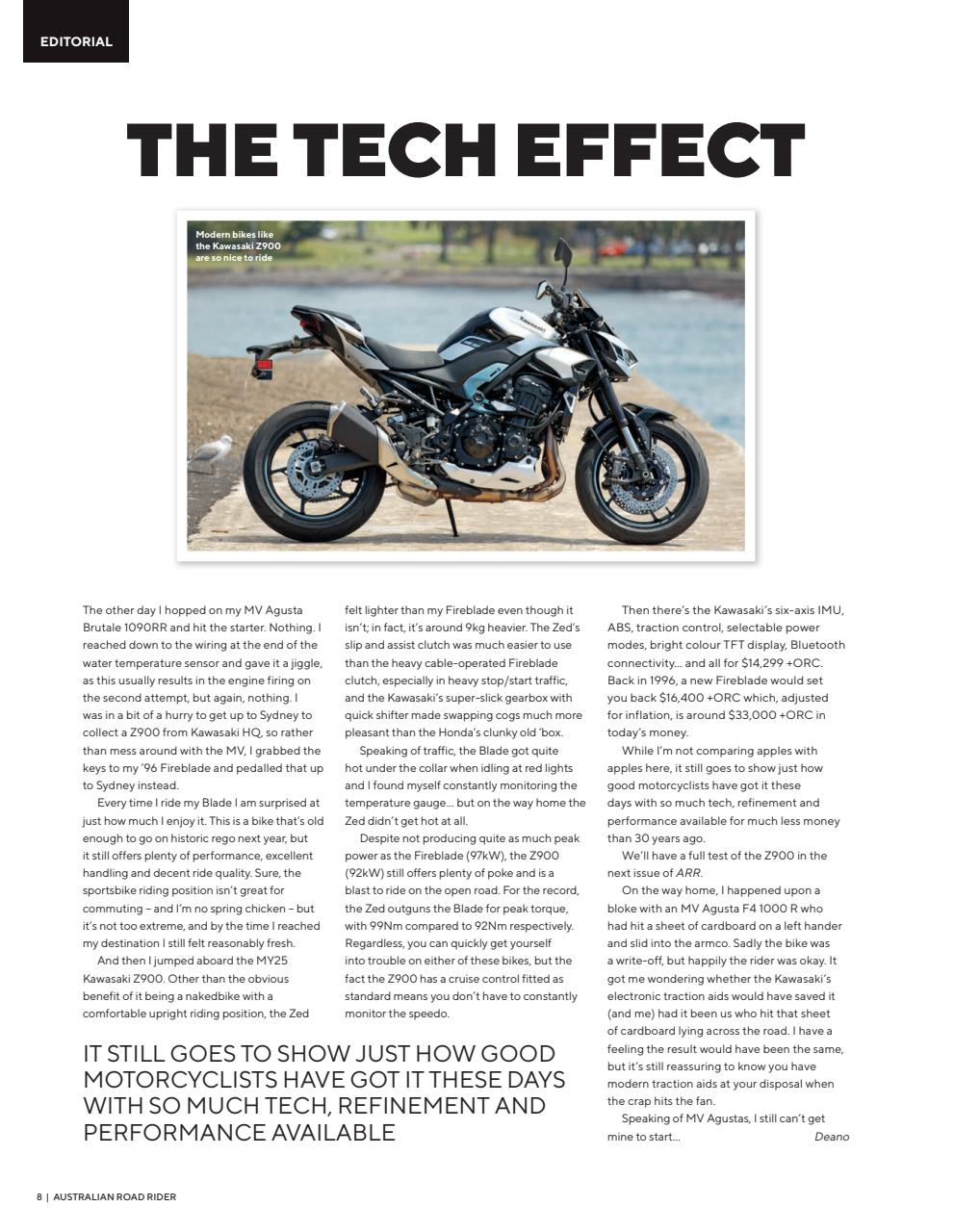 Australian Road Rider Preview Pages