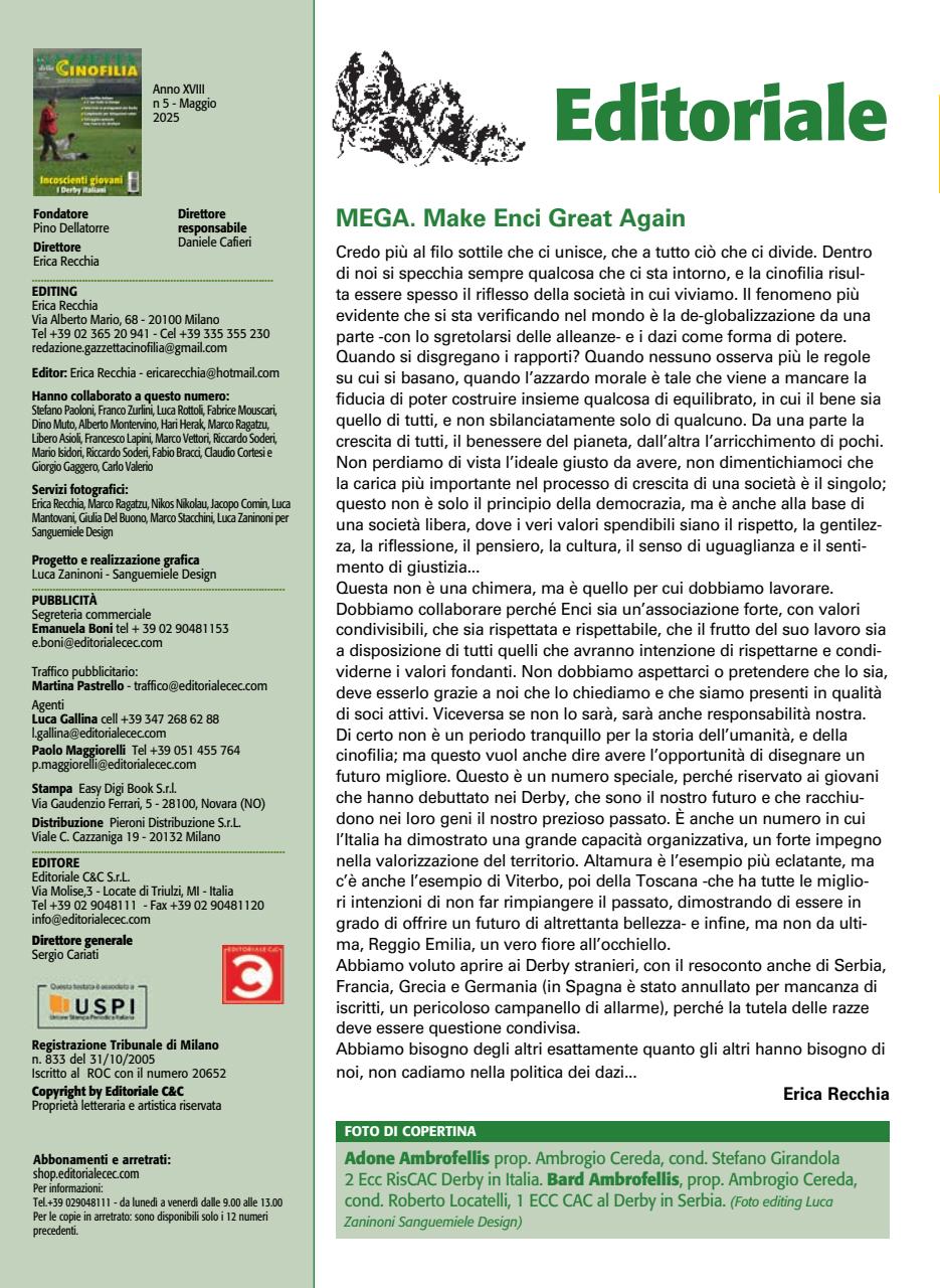 La Gazzetta Della Cinofilia Venatoria Preview Pages