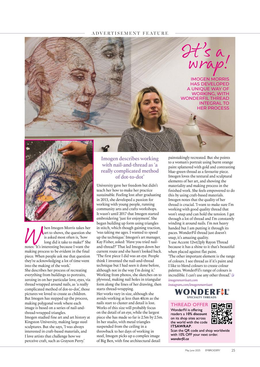 Embroidery Magazine Preview Pages