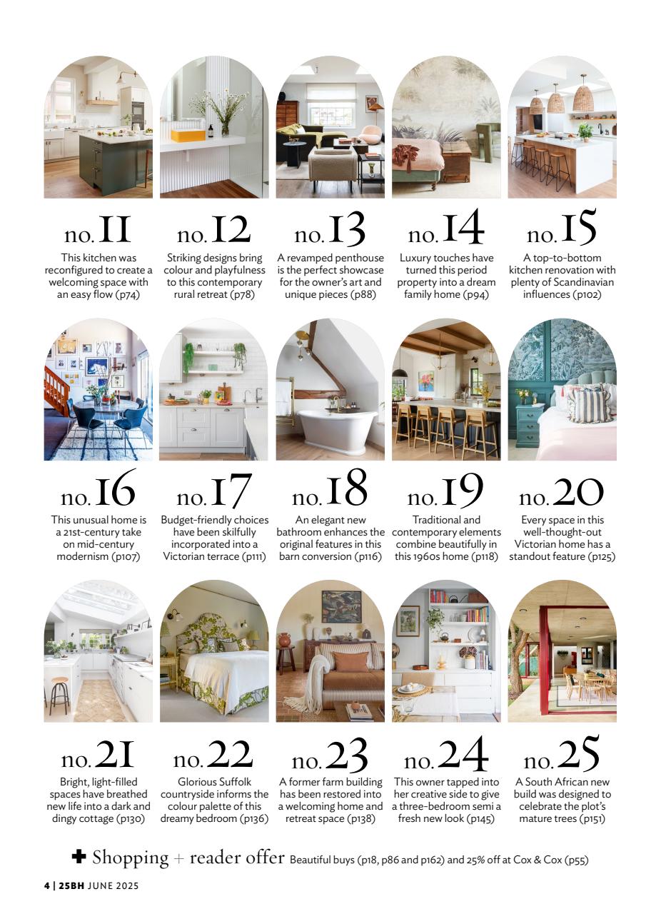 25 Beautiful Homes Preview Pages