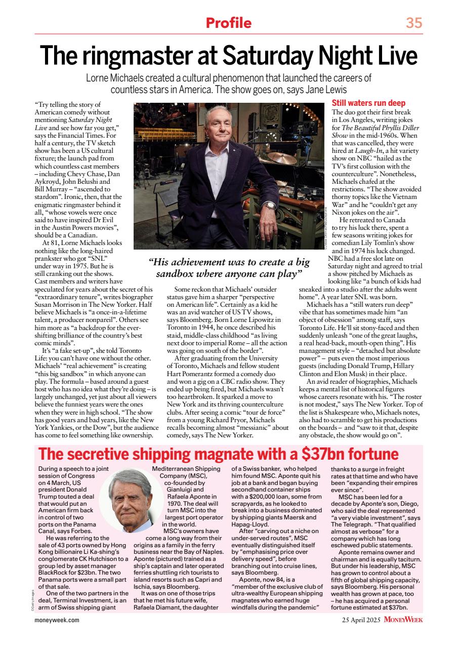MoneyWeek Preview Pages