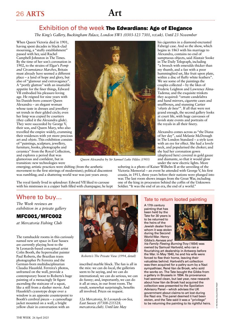 The Week Preview Pages