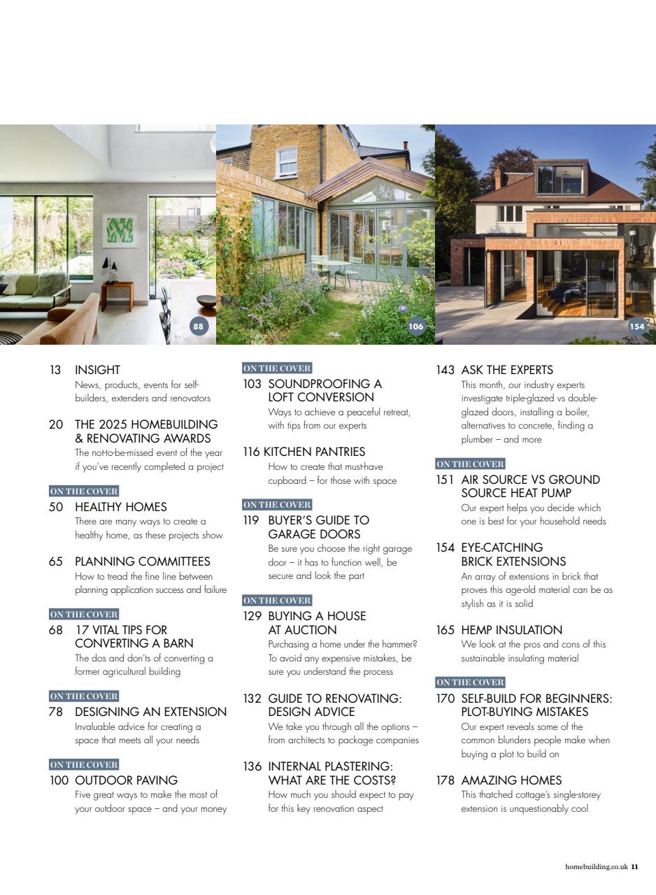 Homebuilding & Renovating Magazine Preview Pages