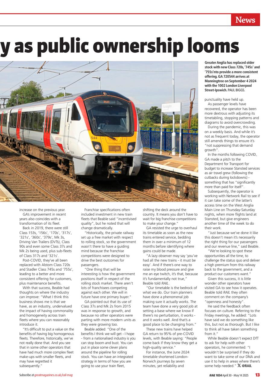 Rail Preview Pages