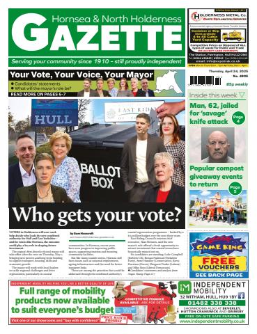Hornsea Gazette April 24, 2025 issue Hornsea Gazette April 24, 2025