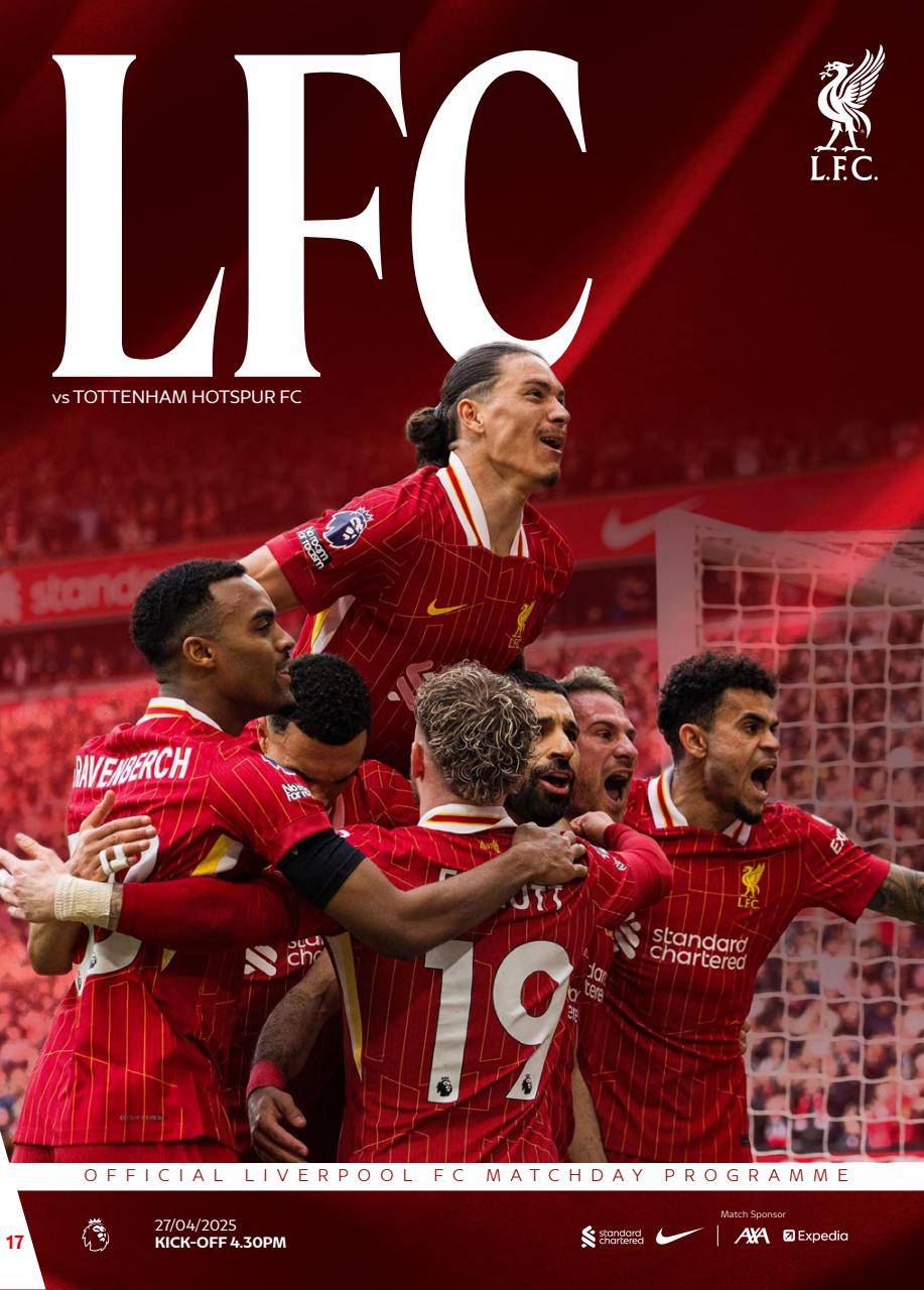 Liverpool FC Programmes Preview Pages