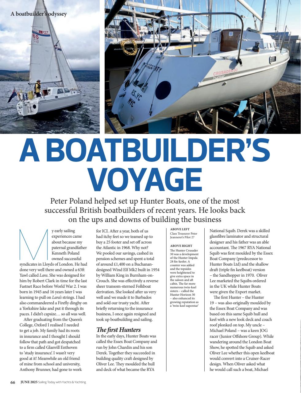 Yachts & Yachting Preview Pages