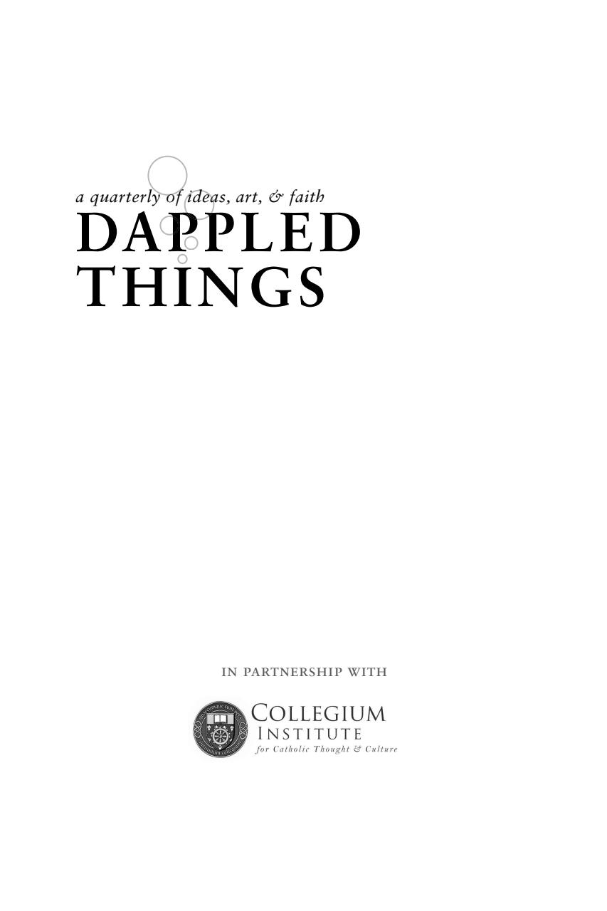 Dappled Things Preview Pages