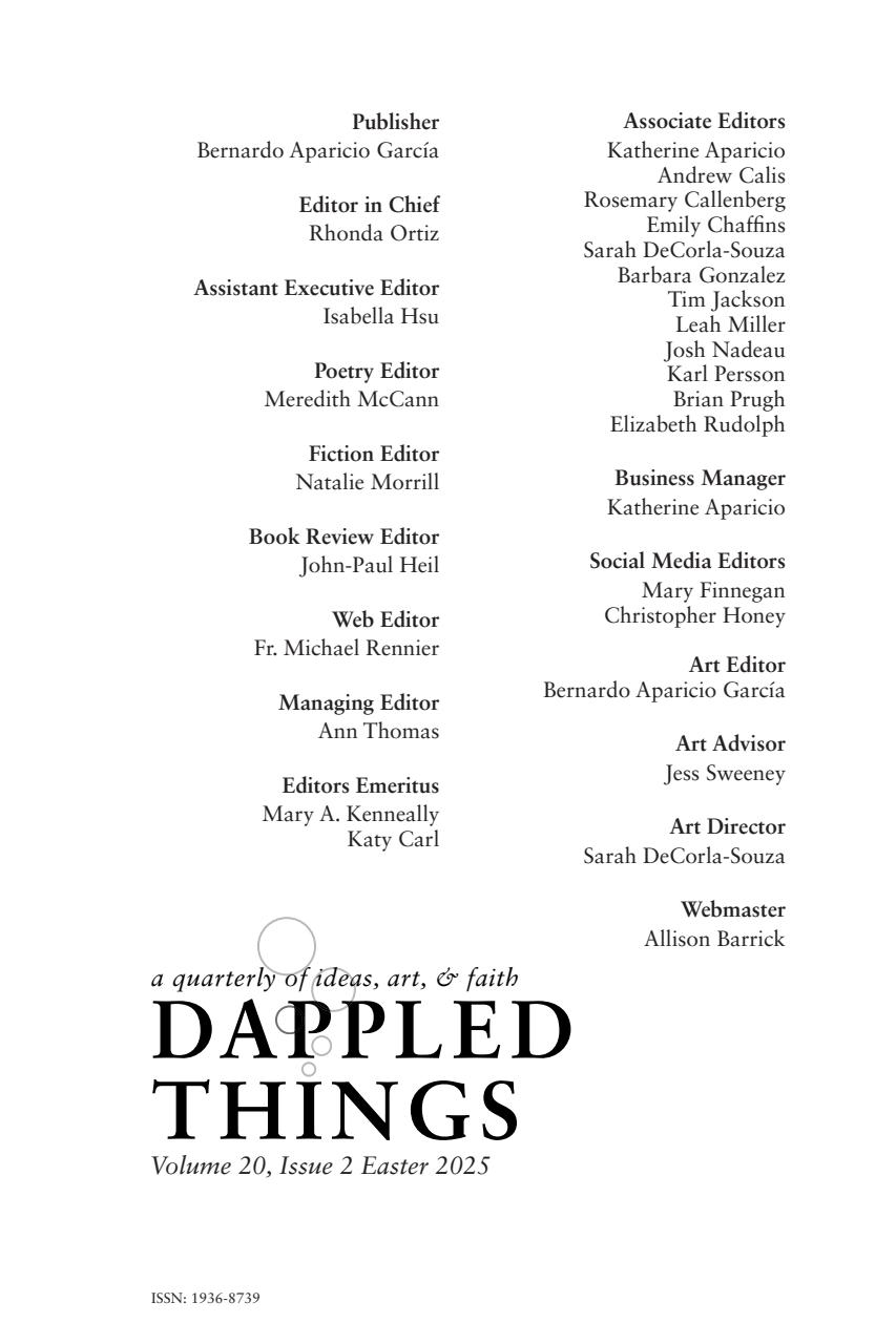 Dappled Things Preview Pages