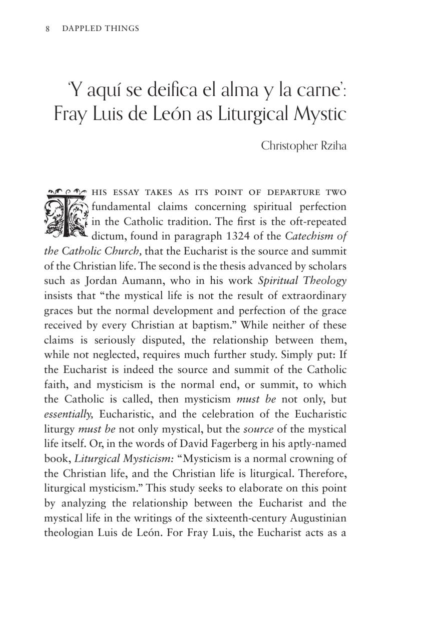 Dappled Things Preview Pages