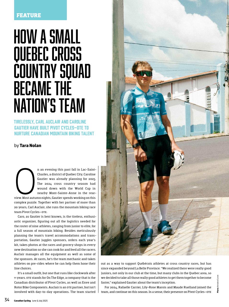 Canadian Cycling Magazine Preview Pages