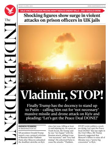 Friday, 25 April 2025 issue Friday, 25 April 2025