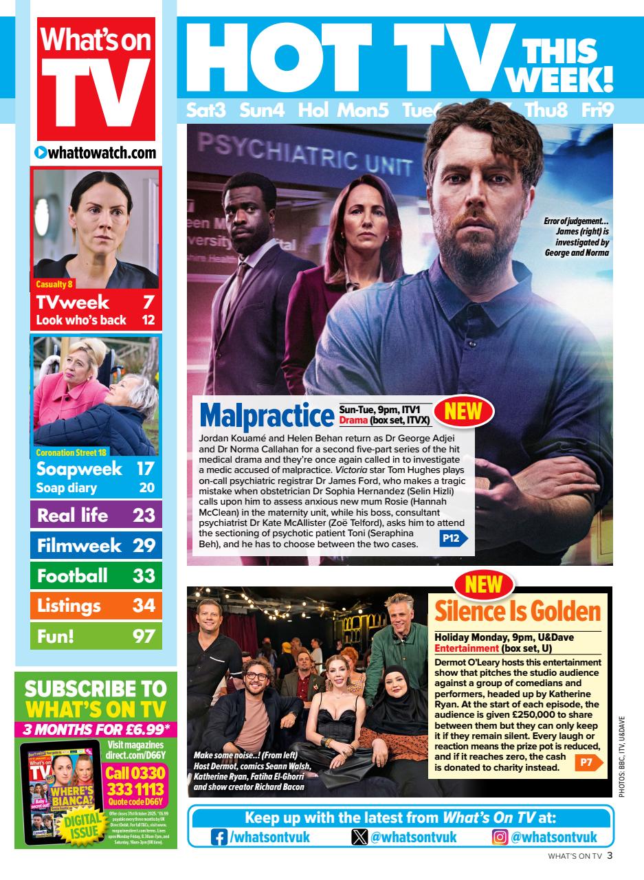 What's on TV Preview Pages