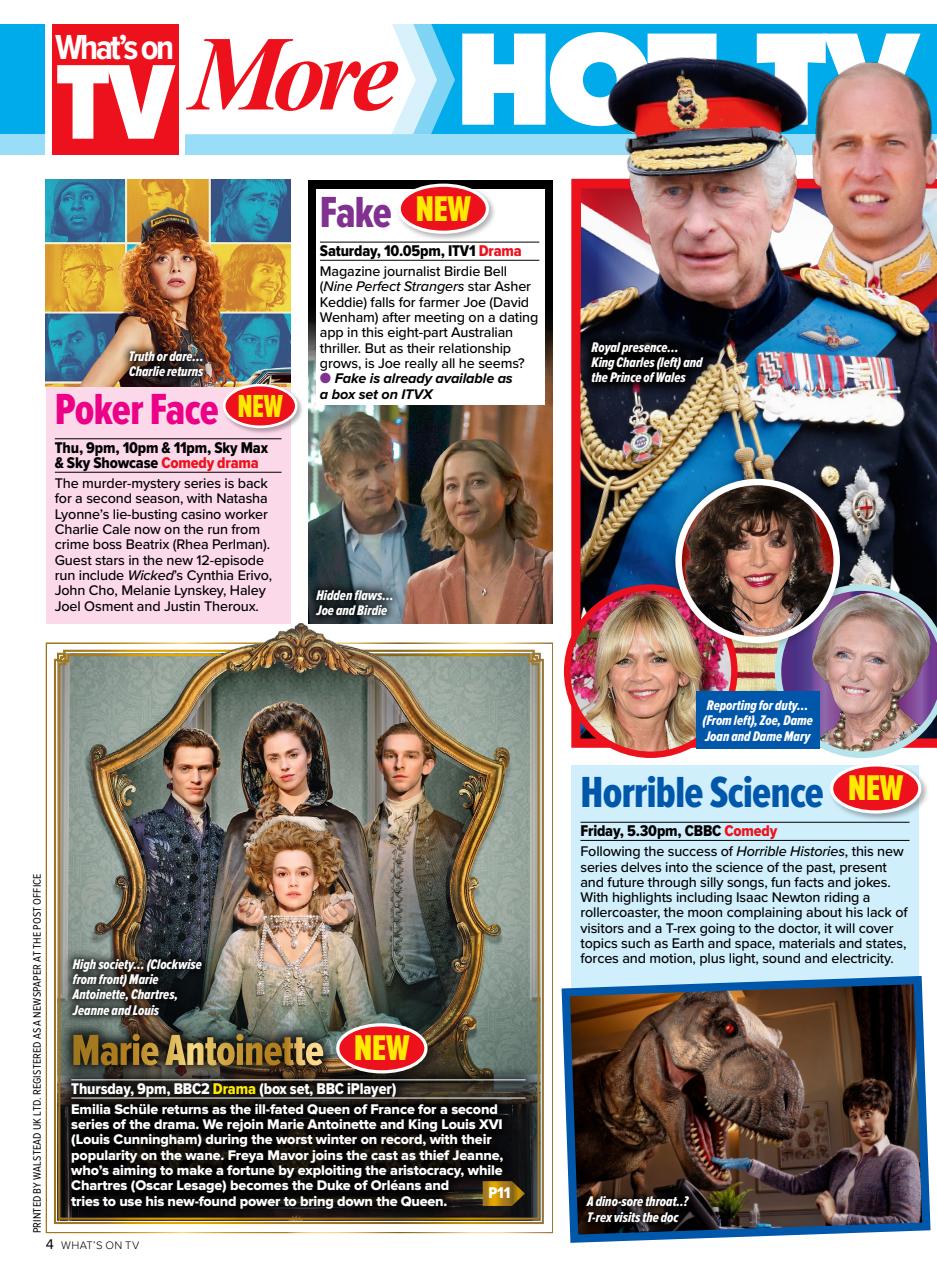 What's on TV Preview Pages