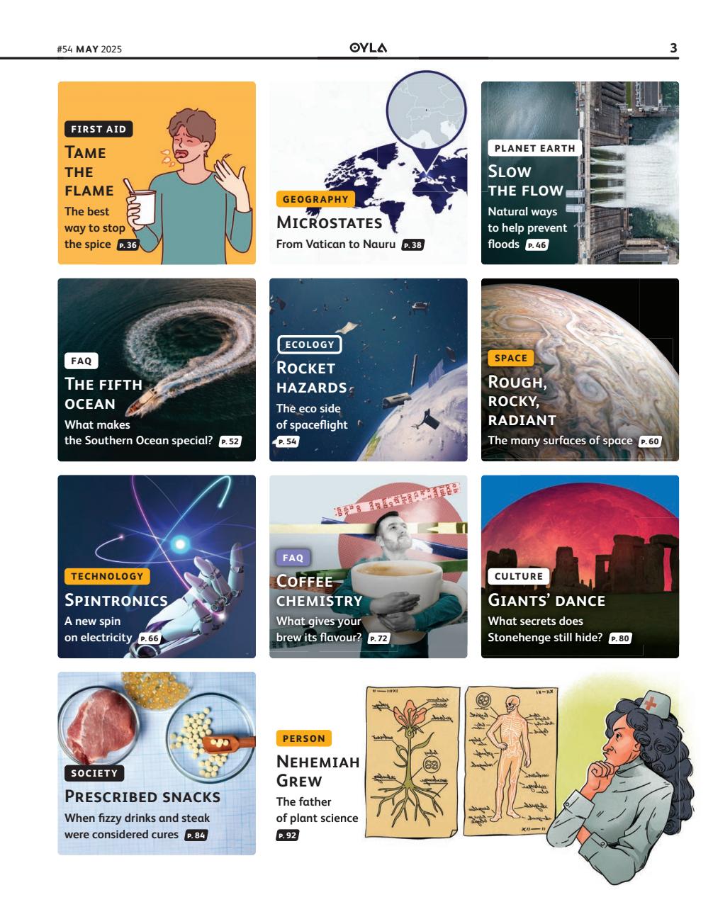 OYLA Magazine Preview Pages