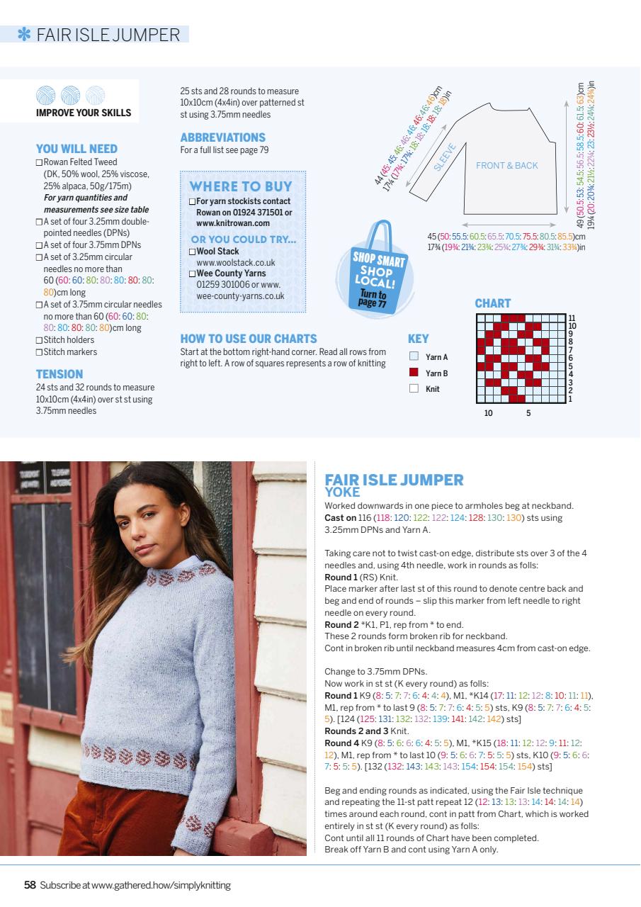 Simply Knitting Preview Pages