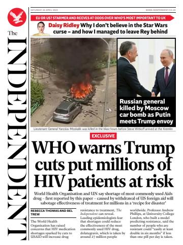 Saturday, 26 April 2025 issue Saturday, 26 April 2025