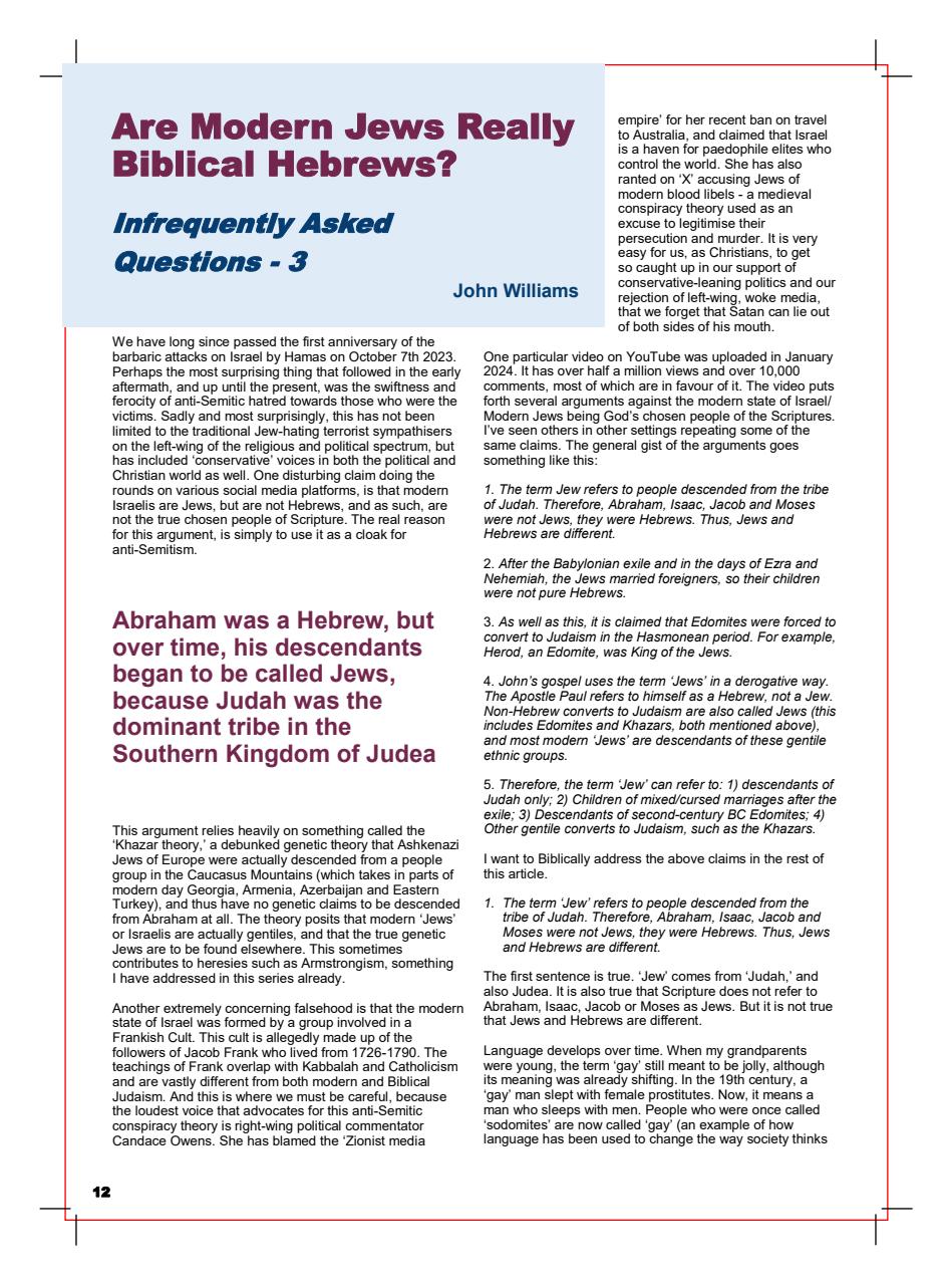 Prophetic Witness Preview Pages