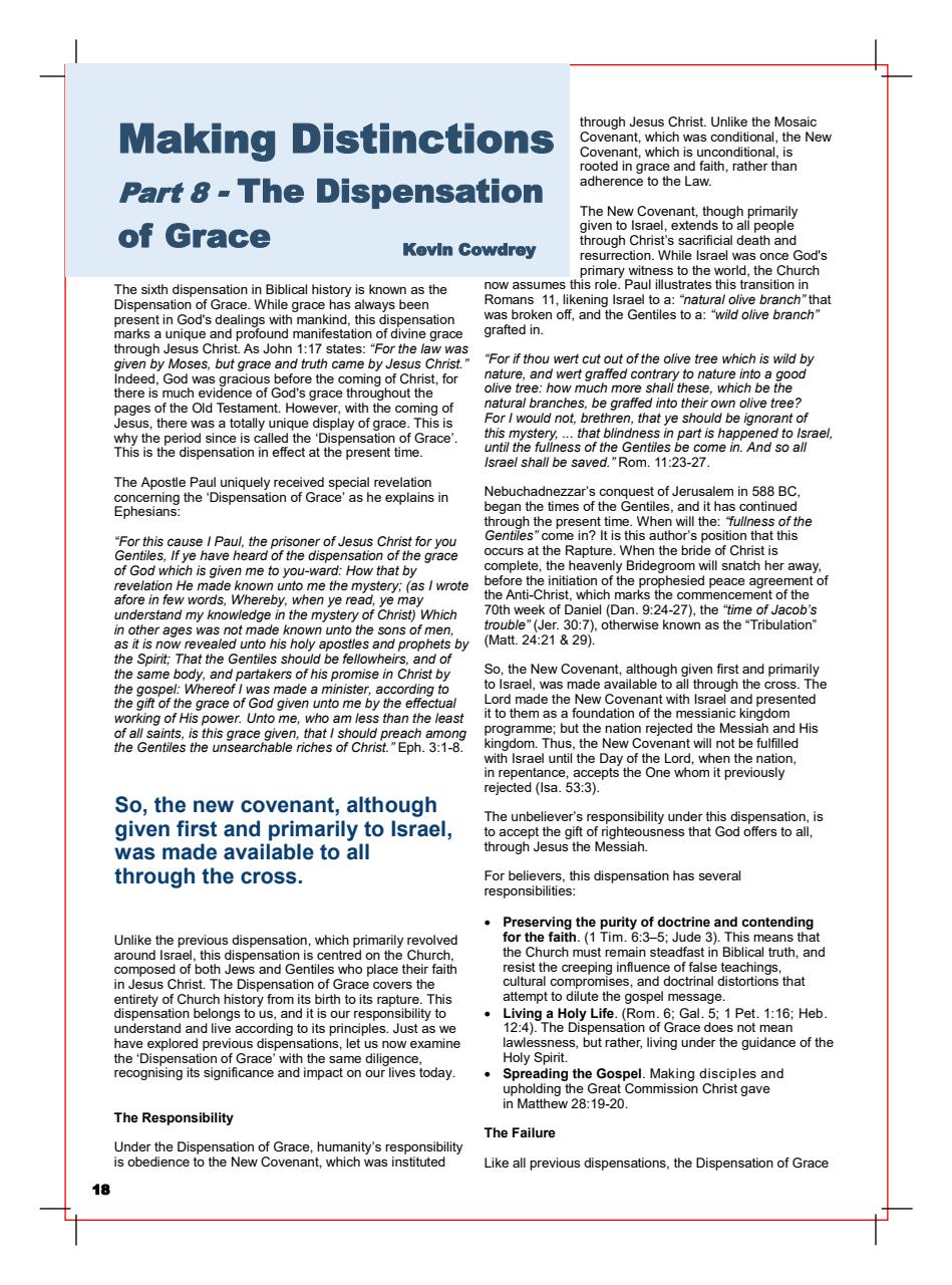 Prophetic Witness Preview Pages