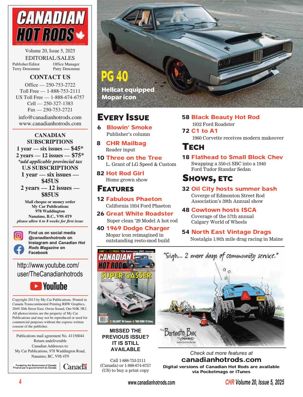 Canadian Hot Rods Preview Pages