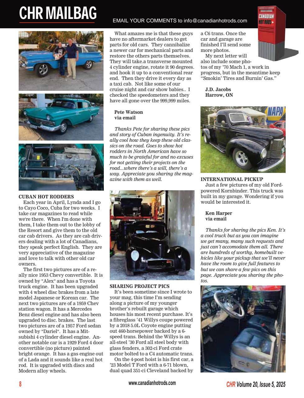 Canadian Hot Rods Preview Pages