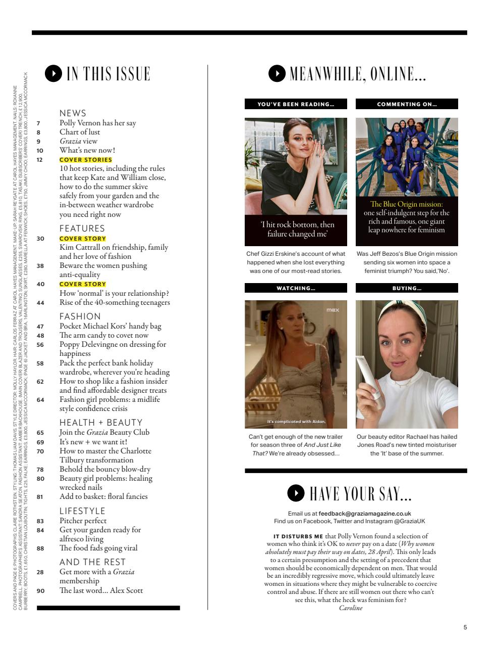 Grazia Preview Pages