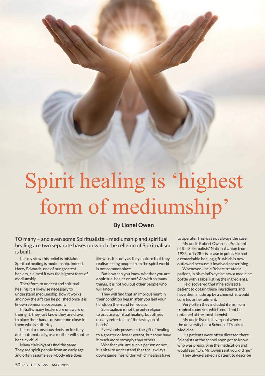 Psychic News Preview Pages