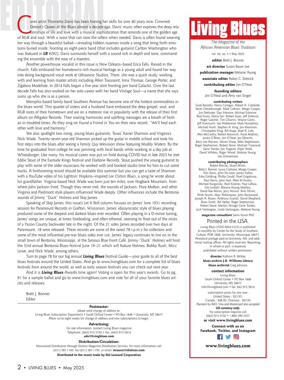 Living Blues Preview Pages