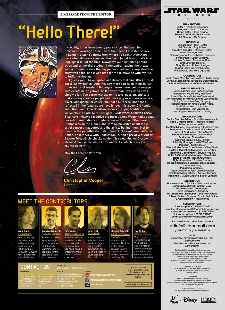 Star Wars Insider Preview Pages