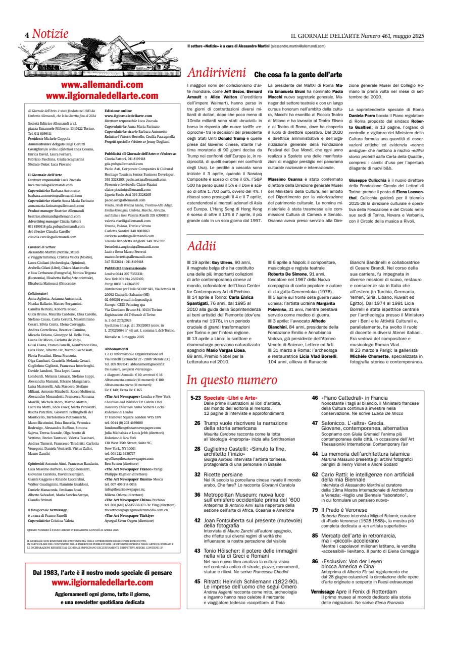 Il Giornale Dell’Arte Preview Pages