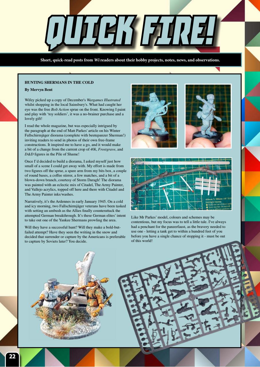 Wargames Illustrated Preview Pages