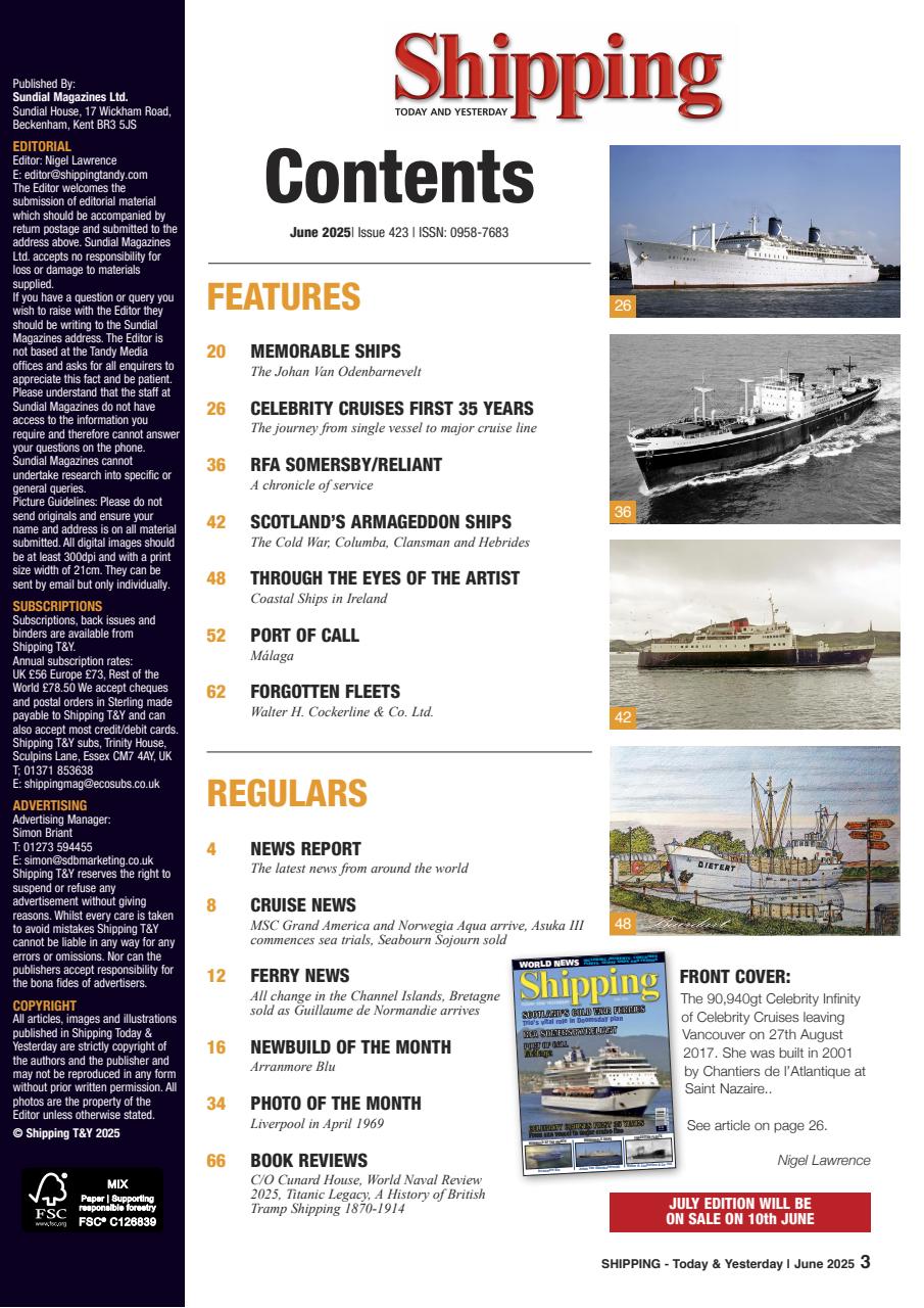 Shipping Today & Yesterday Preview Pages