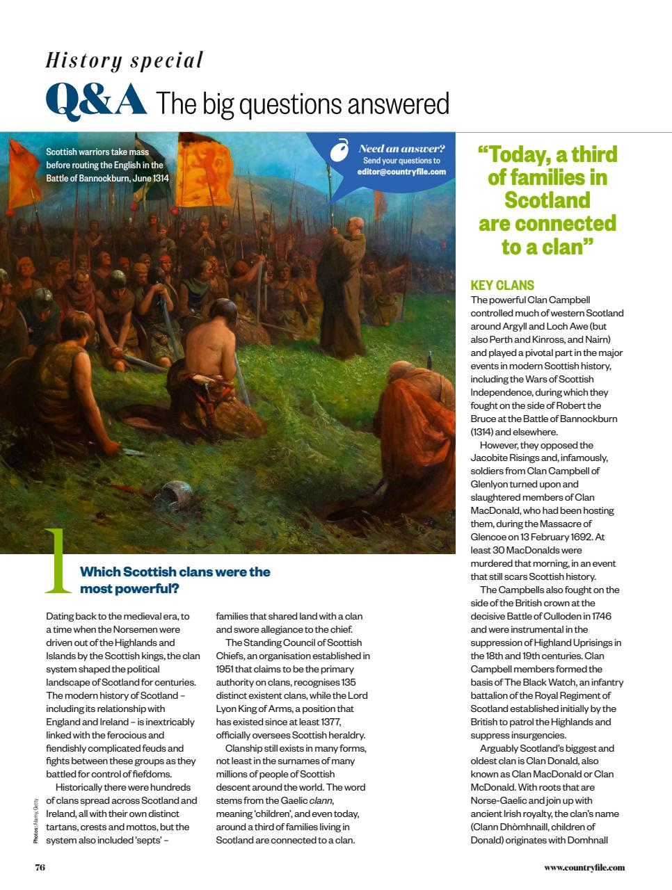 BBC Countryfile Magazine Preview Pages