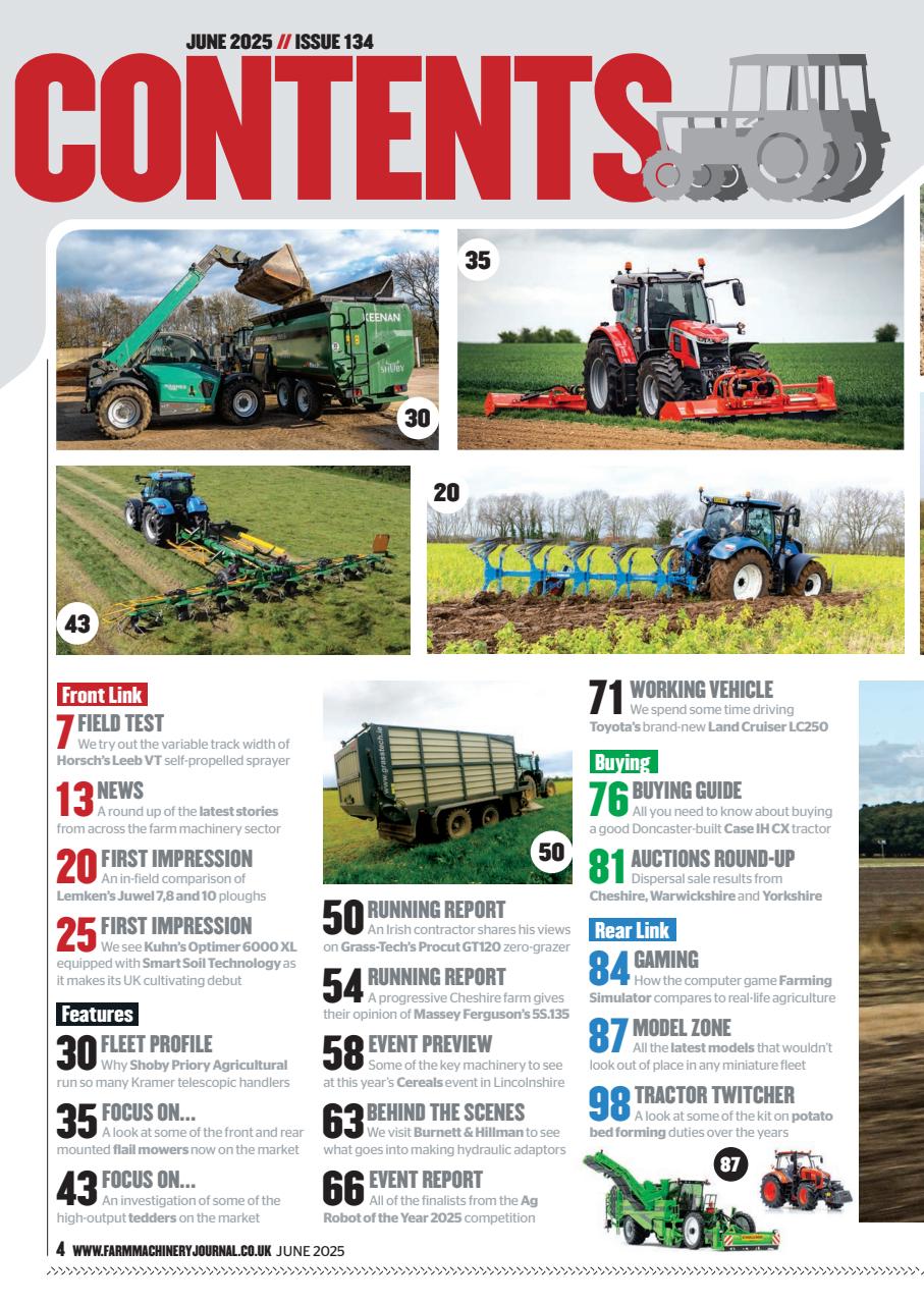 Farm Machinery Journal Preview Pages