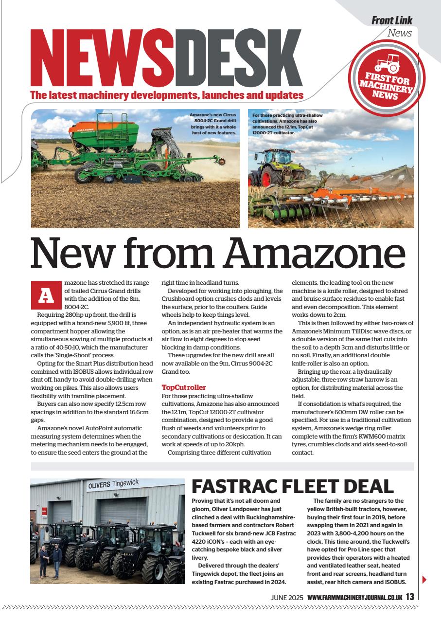 Farm Machinery Journal Preview Pages