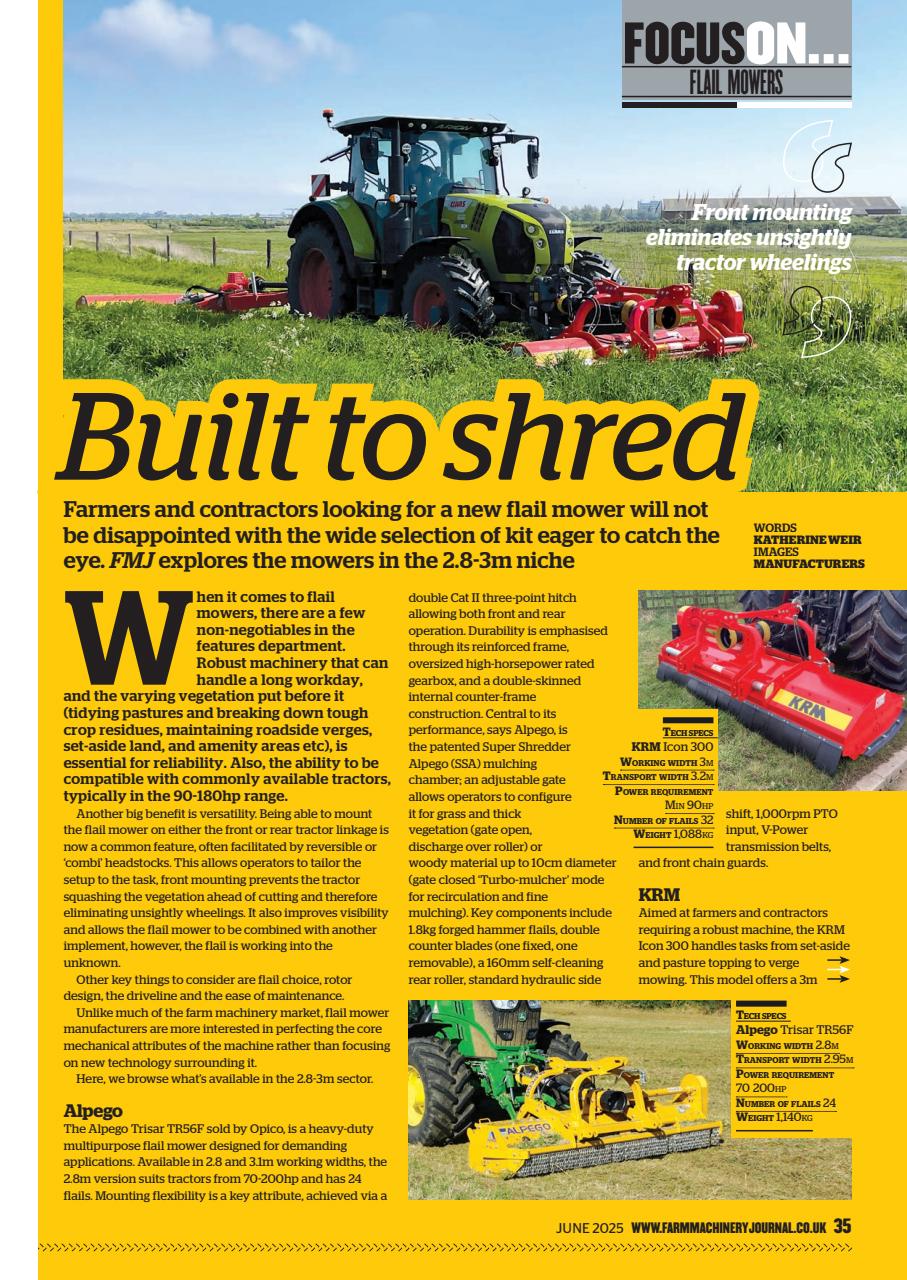 Farm Machinery Journal Preview Pages