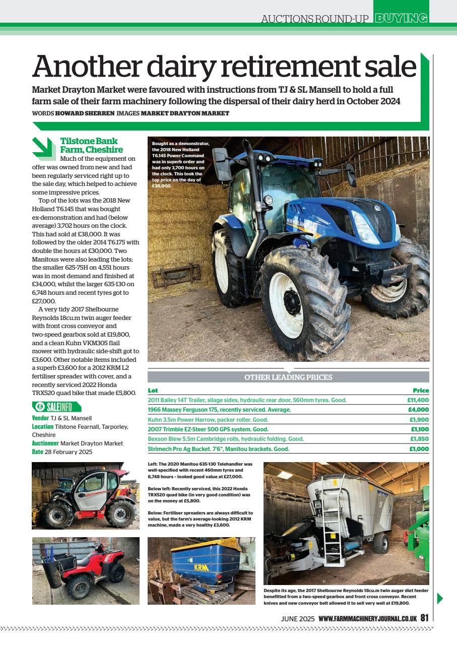 Farm Machinery Journal Preview Pages