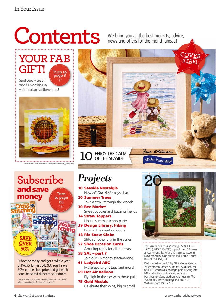 The World of Cross Stitching Preview Pages