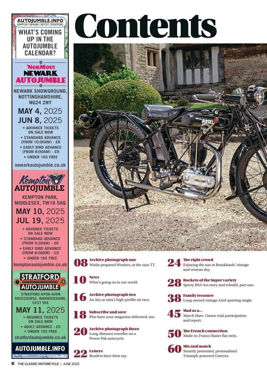 The Classic MotorCycle Preview Pages